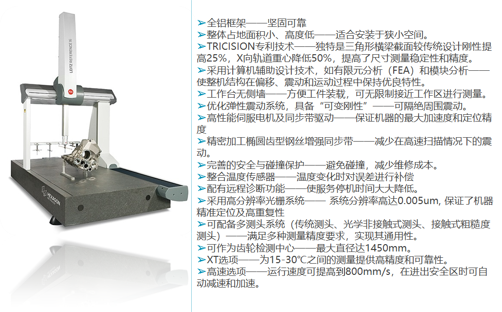 Leitz Reference Xi?？怂箍禈蚴綔y(cè)量機(jī)的特點(diǎn)
