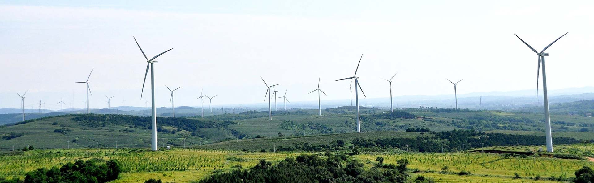 規(guī)模龐大的風(fēng)力發(fā)電廠