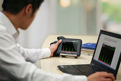 風力渦輪機及葉片在役無損探傷的數據導出到電腦端